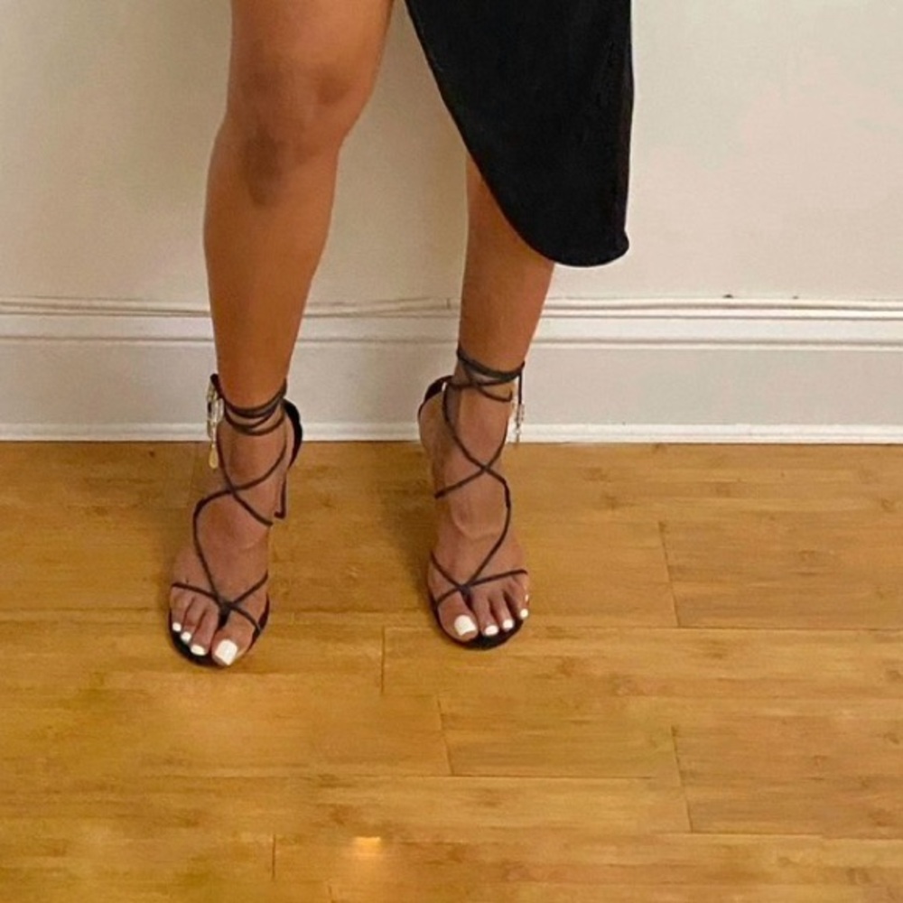 Isabel Marant Askee Suede Lace Up Heels size 37 - Picture 6 of 6